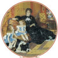 «Мадам Шарпантье со своими детьми» Ренуар